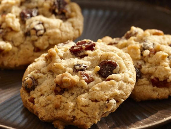 krupicový koláčik-oatmeal cookie